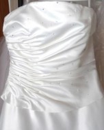 Irene wedding dress bodice - size 10